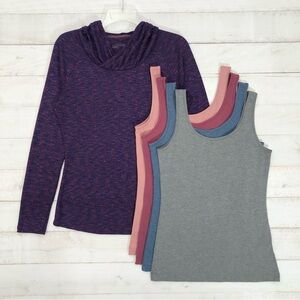 Bundle • EUC Columbia Hooded Top and NIB Felina Tank Tops • Sz M